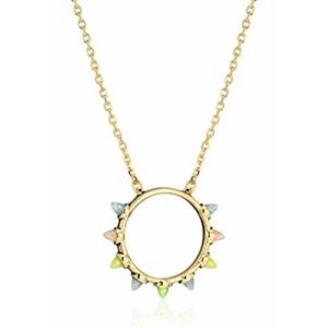 Rebecca Minkoff Jewelry - Rebecca Minkoff Spear Pendant Rainbow Necklace NWT Rebecca Minkoff Jewelry - Rebecca Minkoff Spear Pendant Rainbow Necklace NWT